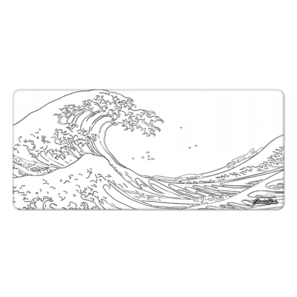 Japanese Arctic Wave mouse pad